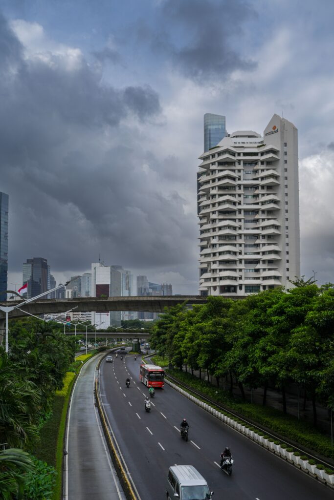 Jakarta business district reflecting Indonesia economic stimulus 2027 momentum