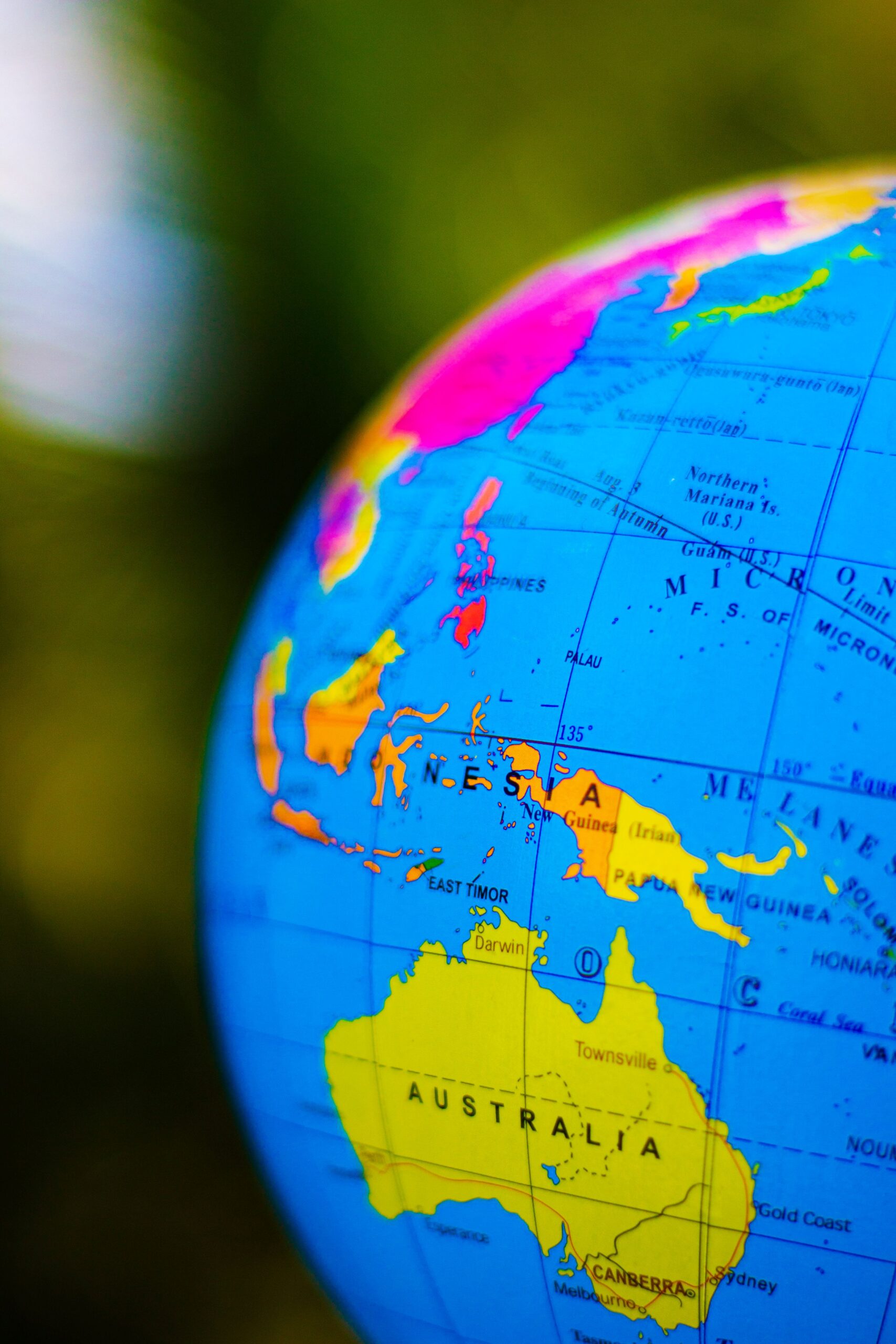 Indonesia highlighted on world globe as S&P affirms Indonesia's BBB credit rating