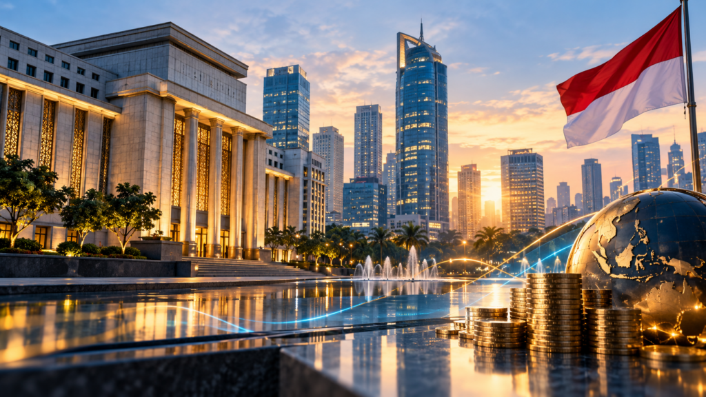 Rupiah Defense Architecture 2026 illustrated by Bank Indonesia, rupiah stability, capital flows, financial-market depth, and Indonesia’s external resilience