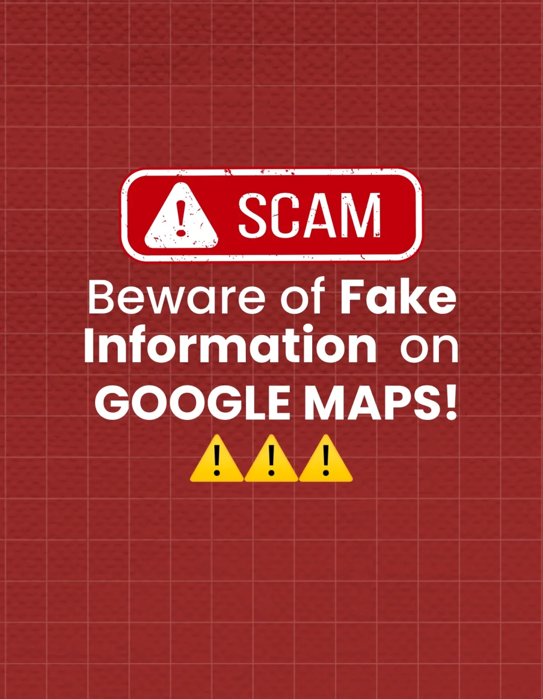 Cash X Change scam warning about fake Google Maps listings